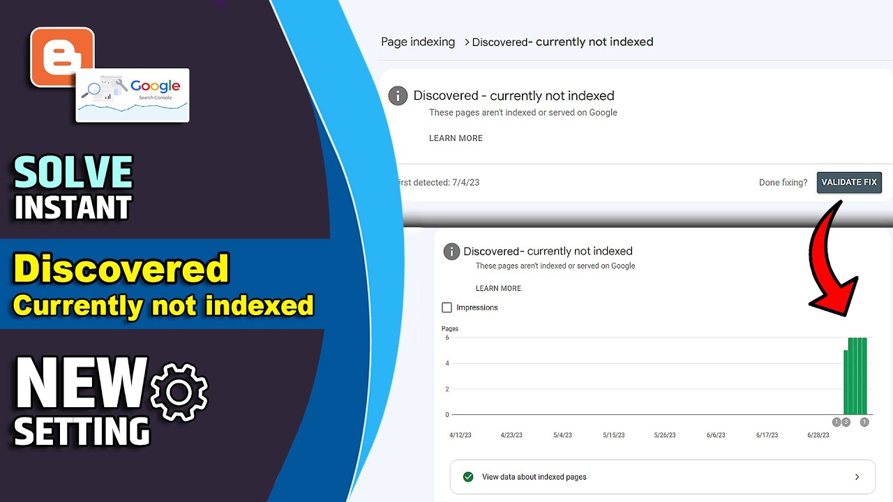 Discovered - currently not indexed for blogger | Google Search Console ✅ Solve Now