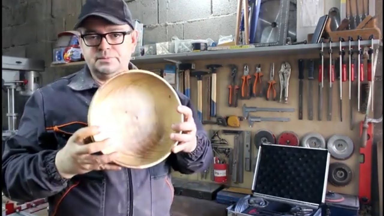 TOKARENJE ZDJELE OD ORAHA / WOODEN WALNUT BOWL