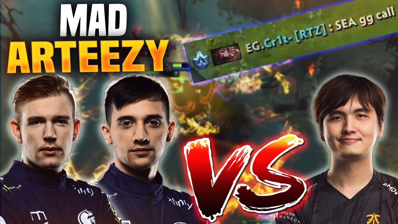 Crit: Classic Mad Arteezy, The SEA GG Call (ft. Arteezy vs. iceiceice)
