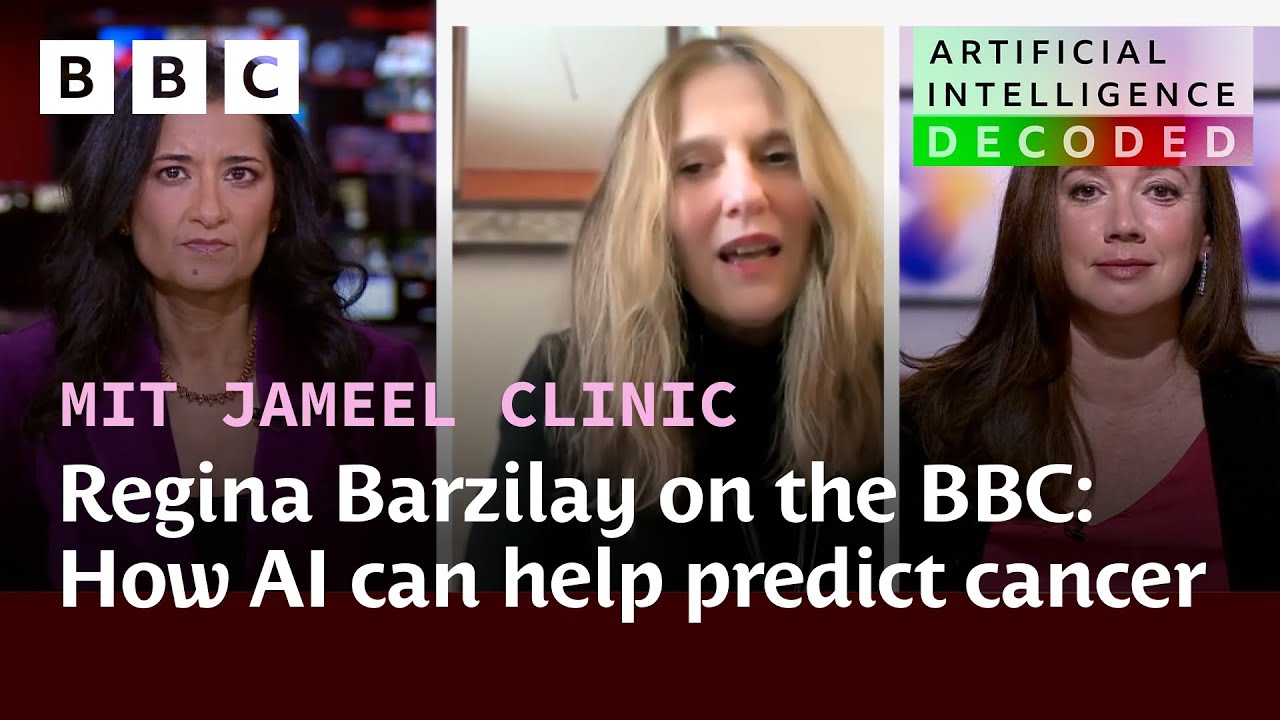 The MIT Jameel Clinic’s Regina Barzilay speaks to the BBC about AI can help predict cancer