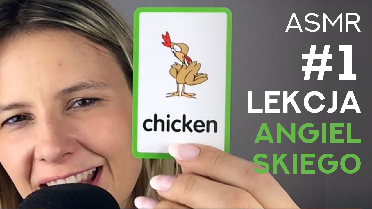 ASMR Lekcja Angielskiego #1 ✦ Słówka