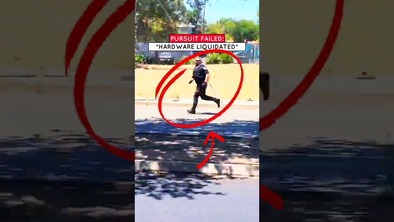 HE STOLE THE COP CAR! 😱 Suspect Outsmarts Police And HONKS At Them!