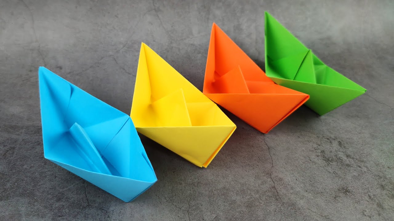 How to Make an Easy Origami Boat - Origami Lovers