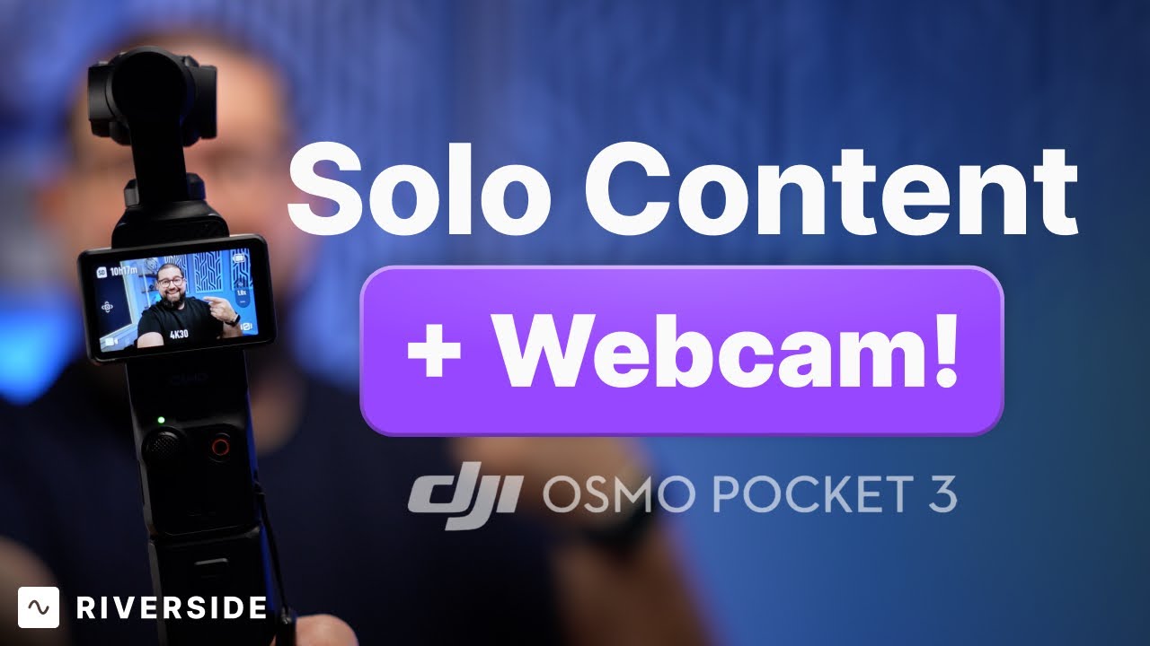 Ultimate 4K Webcam + Solo Creator Tool: DJI Osmo Pocket 3