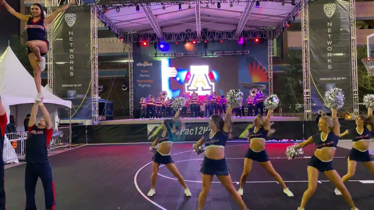 Arizona Pomline PAC-12 Tournament Post Game Pep Rally 3/10/2023
