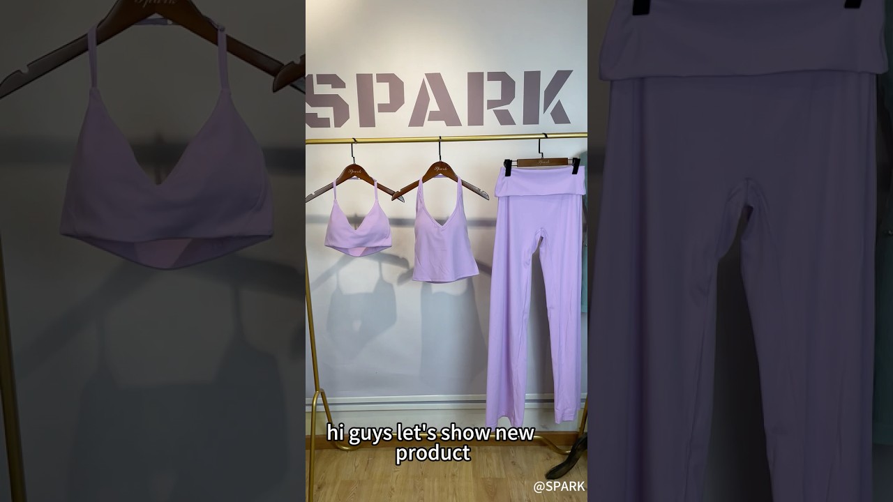 Lilac Purple Foldable Waist Yoga Fitness Flare Pants 