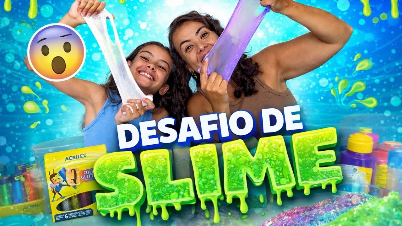 DESAFIO DA SLIME! -COM A MINHA MÃE.