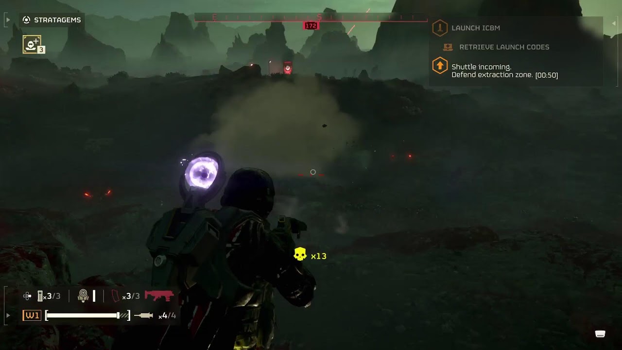 Helldiver's 2 squids and bots
