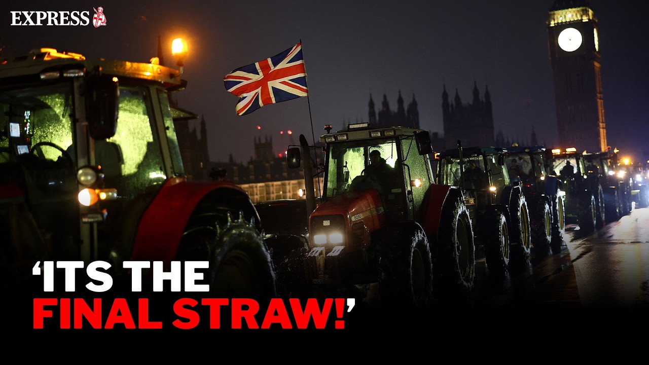 FURIOUS farmers descend on London as Police attempt to STOP protest on Rachel Reeves' Budget day