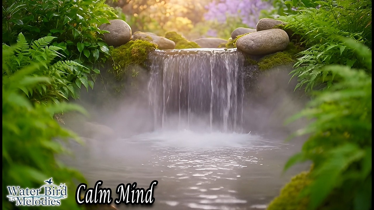 Instant Calm 💧 Peaceful Waterfall Sounds for Deep Relaxation & Stress Relief