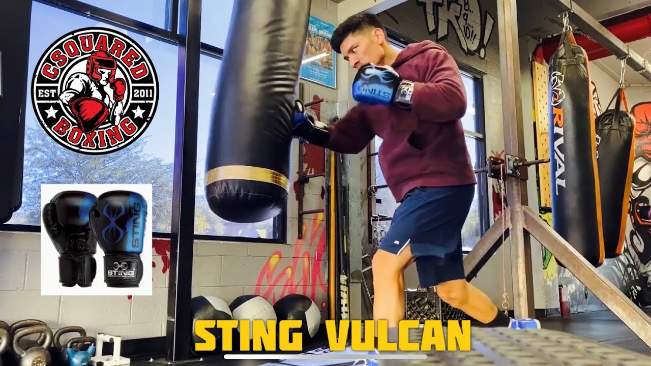 HEAVY BAG TRAINING- Sting Vulcan Boxing Gloves