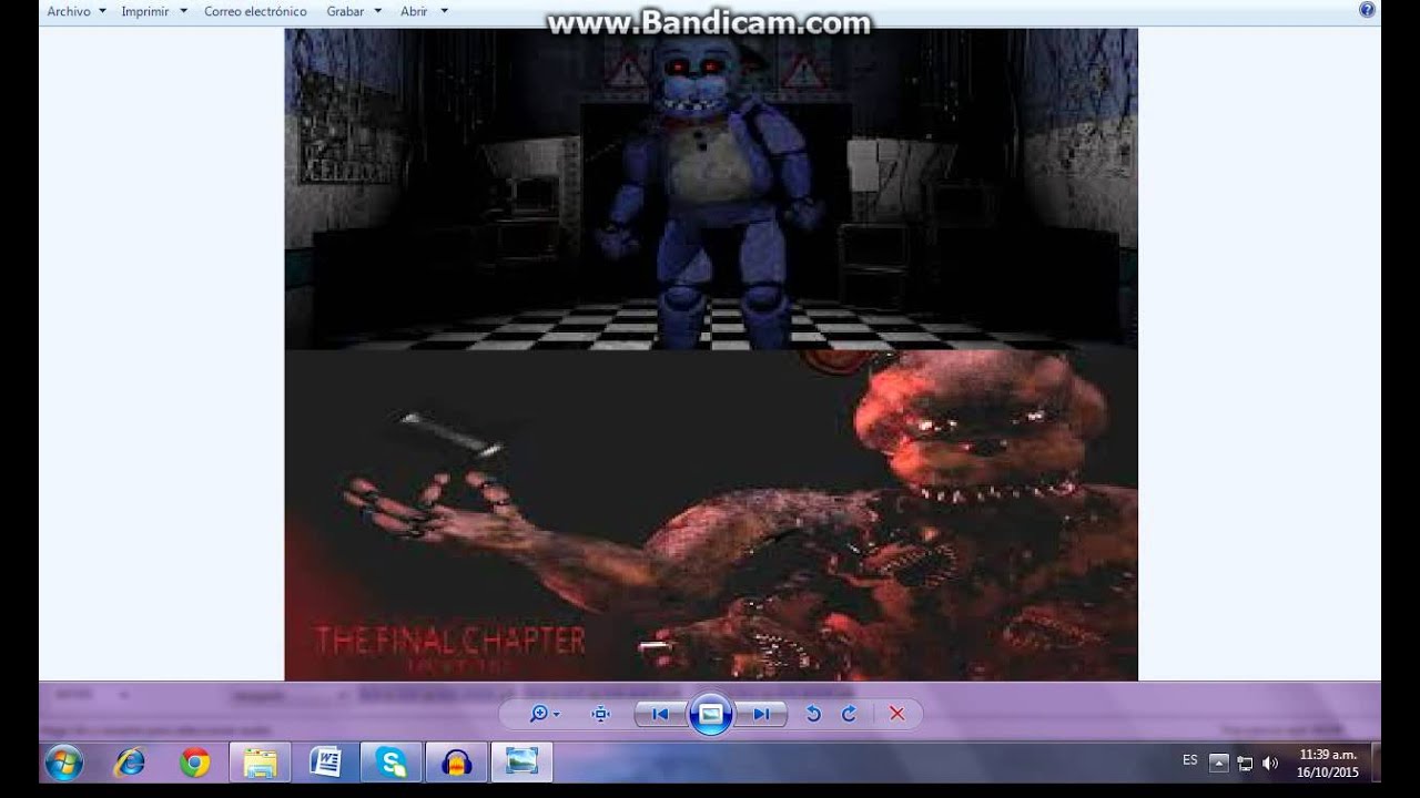 Bonnie 1.0 and Un Withered Nightmare Freddy sings Fnaf song