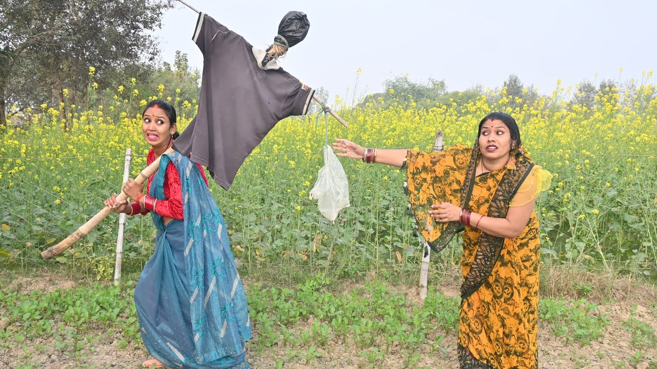 देखिए पगली बिजूका के साथ क्या कि #pagli #bhojpuri sugandh #bamla 