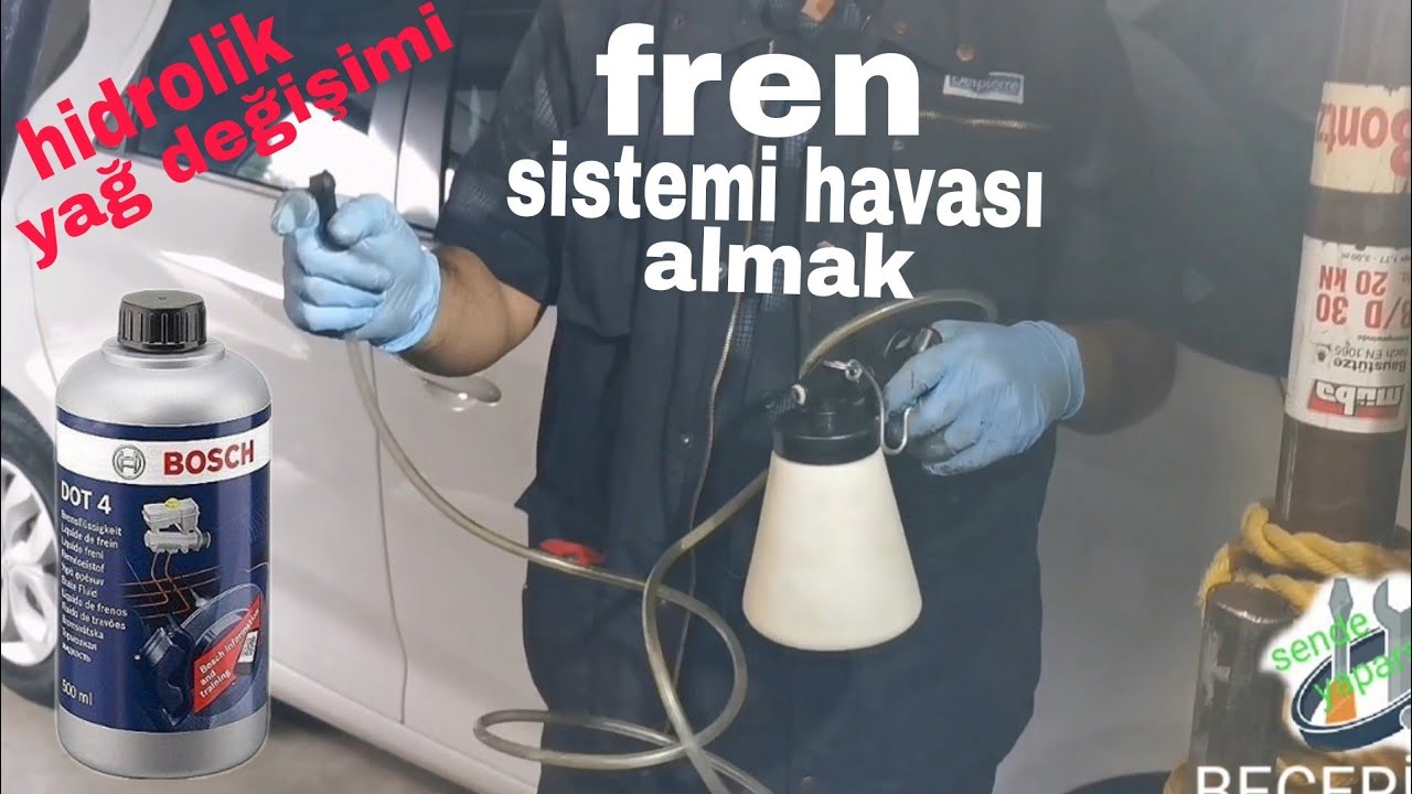 fren sistemi havası nasıl alınır fren hidrolik yağı değişimi comment purger système frein BECERI TV