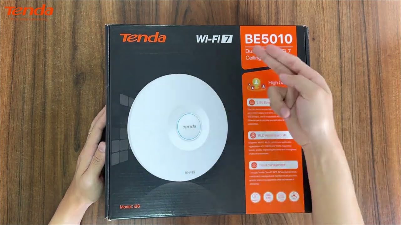 Introducing the Tenda i36 | BE5010 Dual-Band WiFi7 Ceiling Access Point