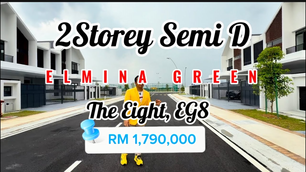 RUMAH SEMI D Fasa Terbaru di Elmina Green. The Eighth. EG 8 . Bau kedai lagi ‼️