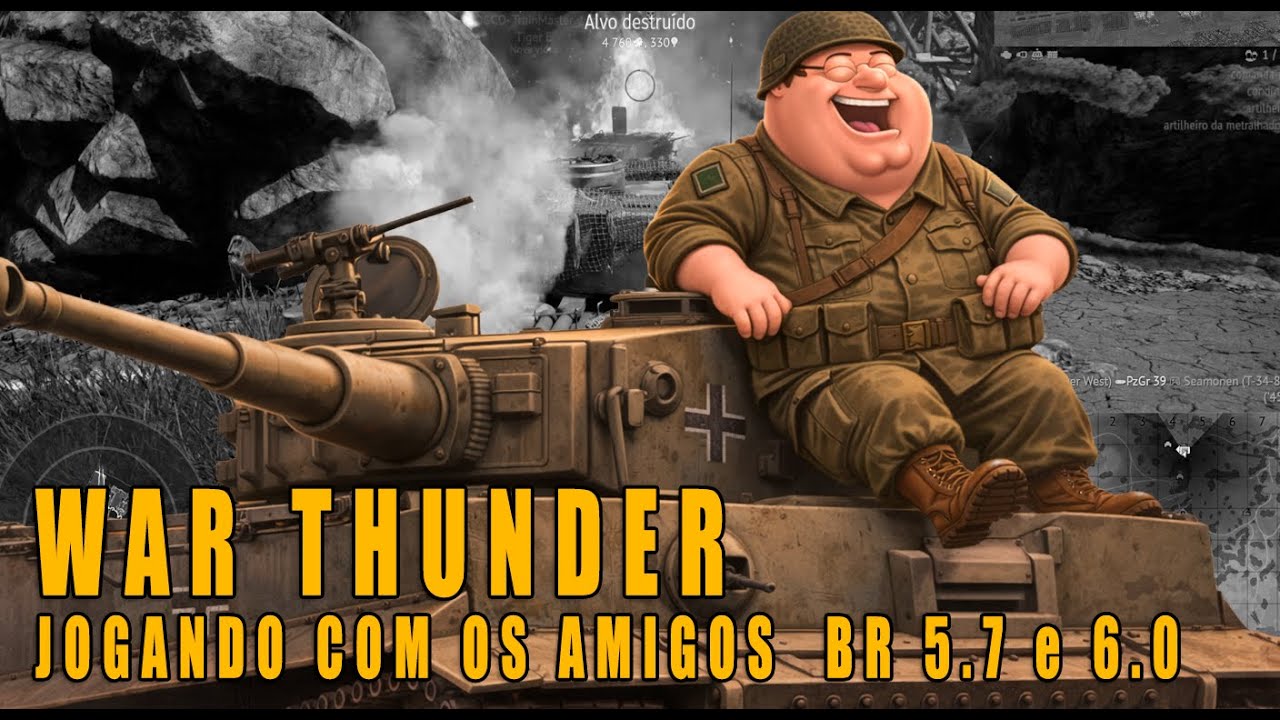 WAR THUNDER COM OS AMIGOS