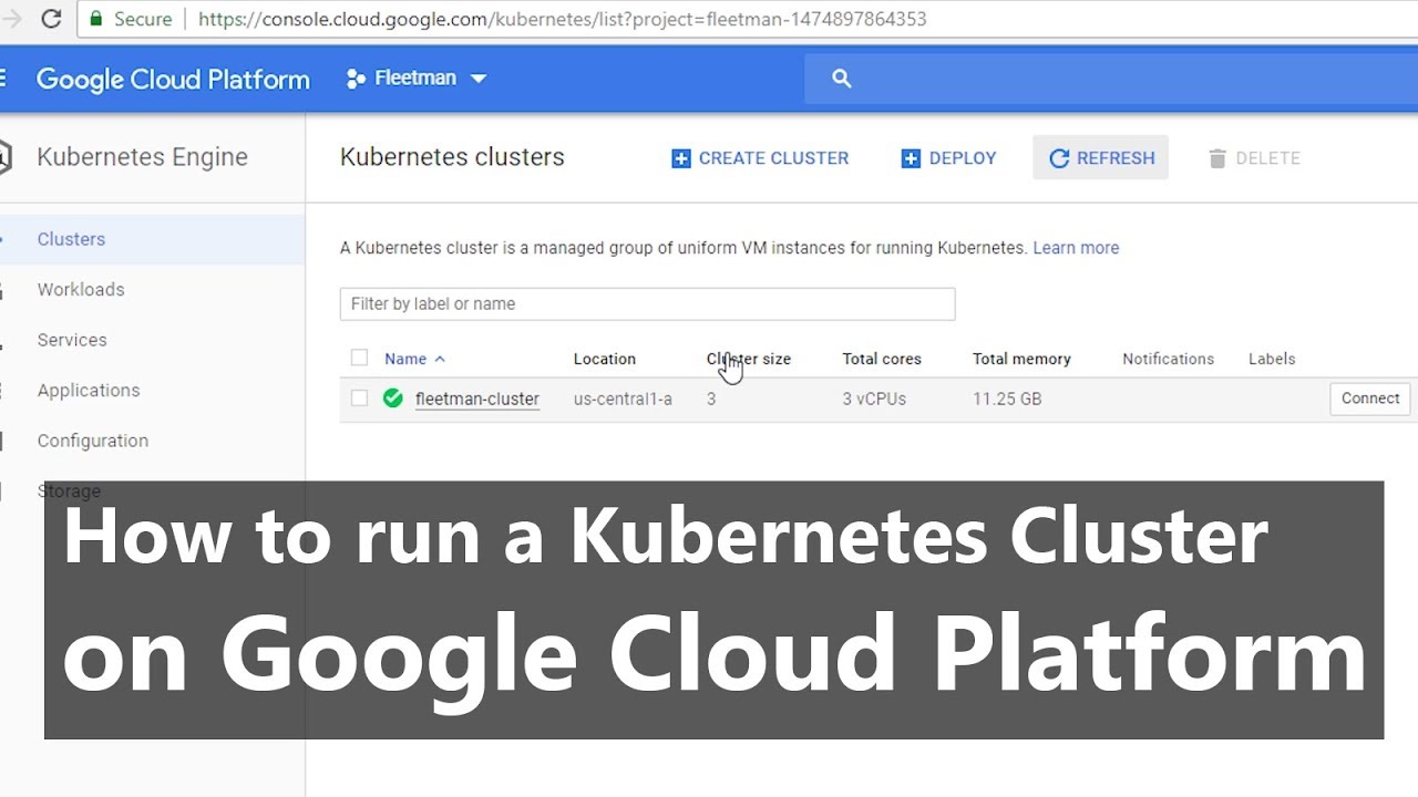 How to run Kubernetes on Google Cloud Platform