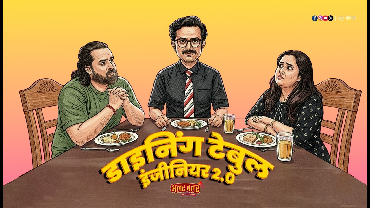 Alar Balar maithili comedy video | डाइनिंग टेबुल इंजीनियर part 2 ep 54 | Madhur Maithili