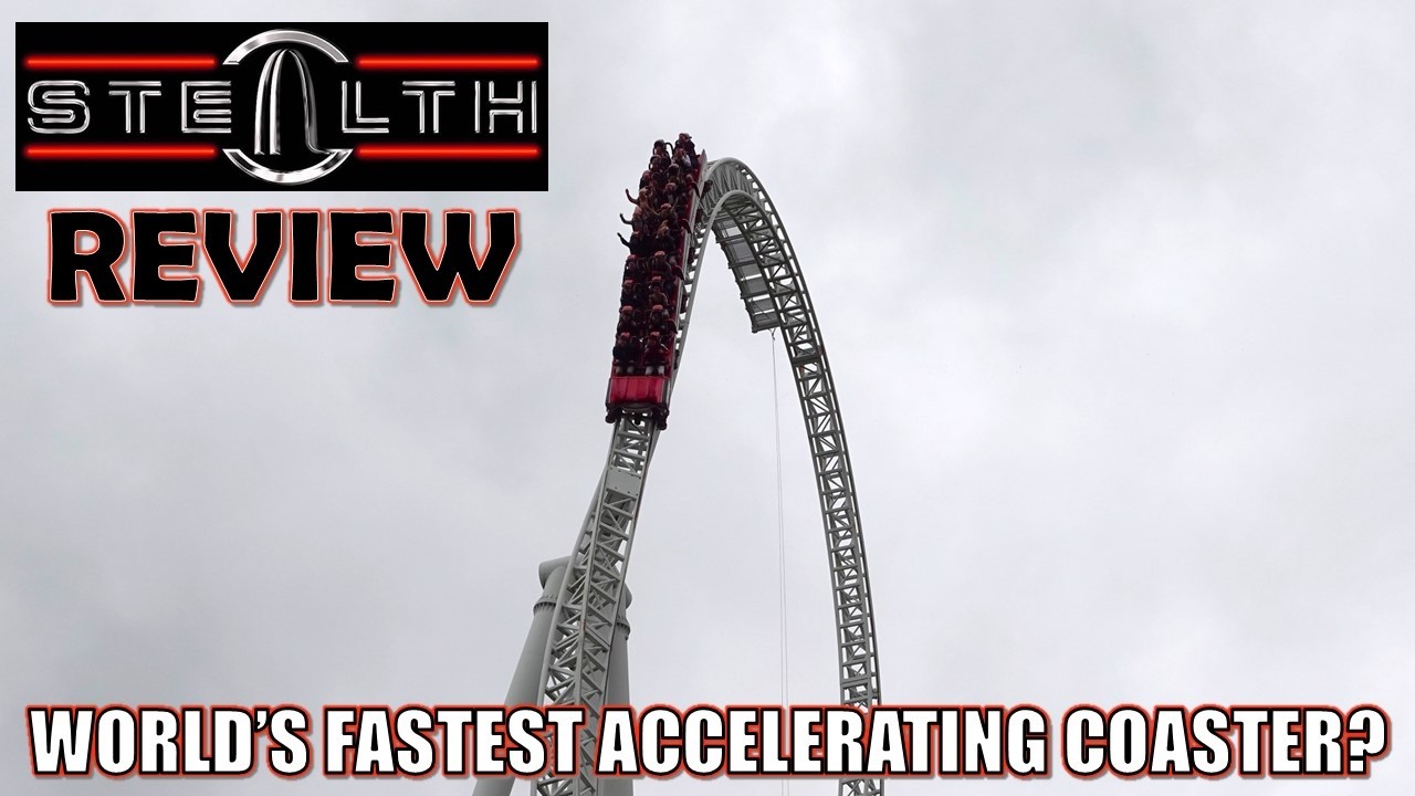 Stealth Review, Thorpe Park Intamin Launch Coaster | World's Fastest Accelerating Coaster..or is it?