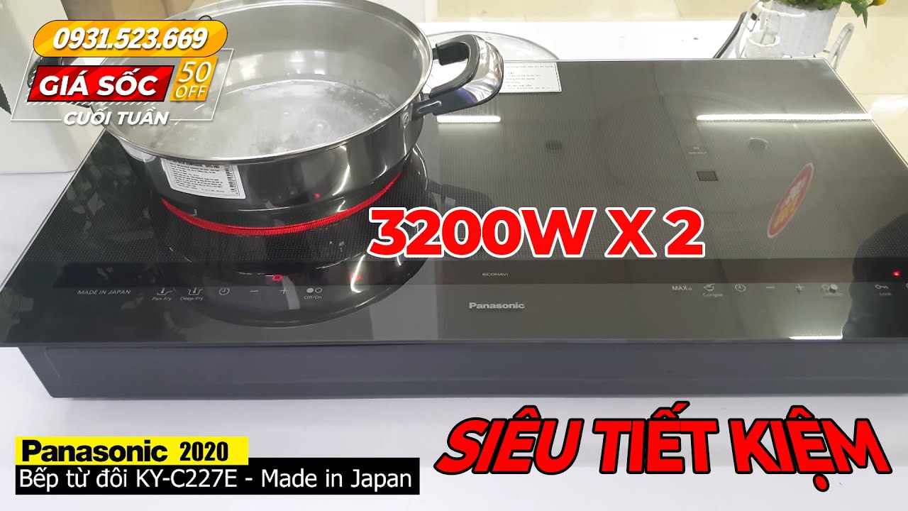 [Review] Bếp từ đôi Panasonic KY-C227E nhập khẩu Nhật Bản chính hãng model