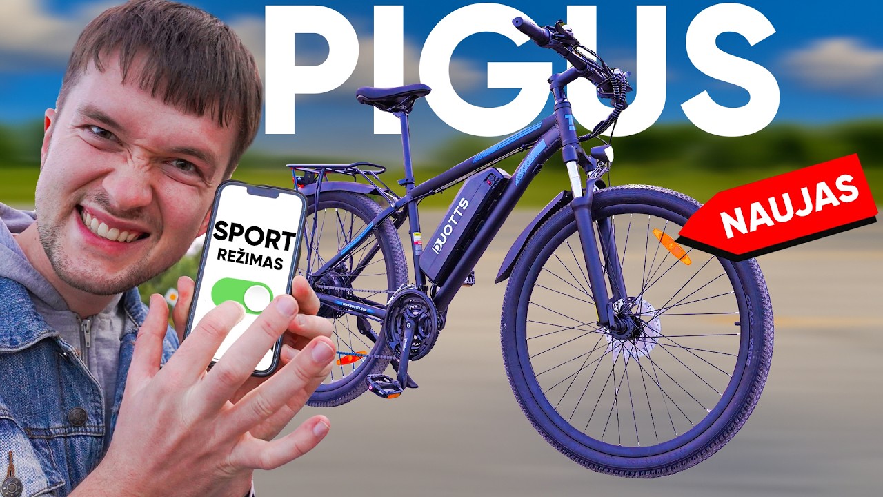 PIGUS, bet GAZUOJA kaip žvėris +50km/h DUOTTS C29