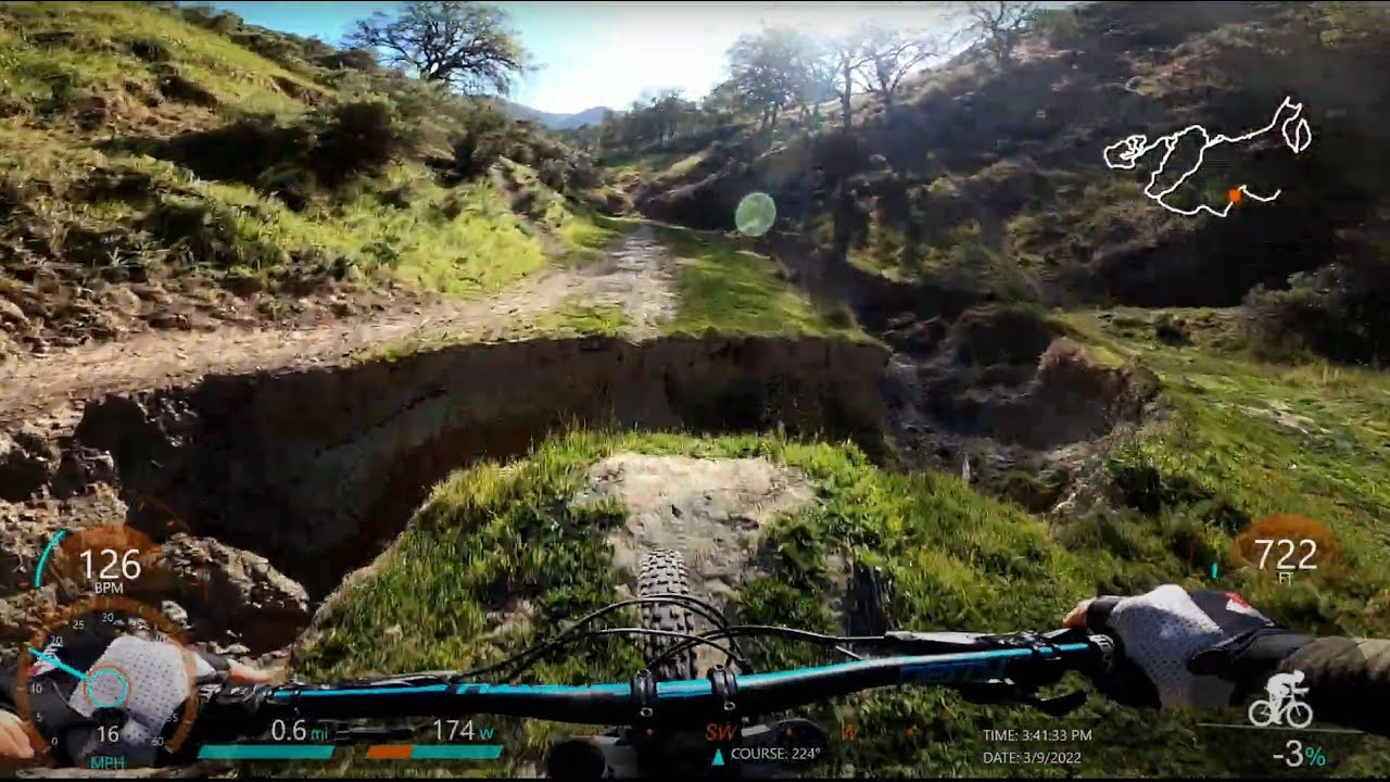 Back to Del Valle to conquer the gap jump over the creek | Mountain ebiking