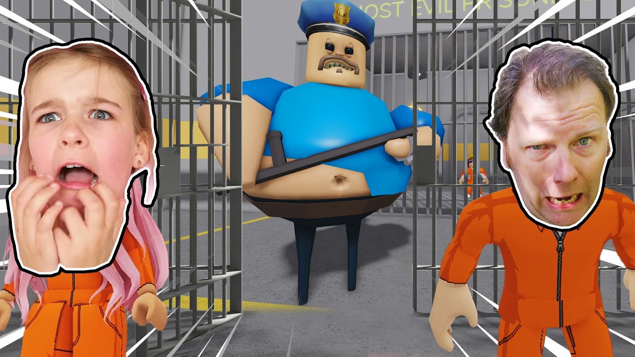 Vi FLYGTEDE fra FÆNGSLET... & BARRY kom efter os!! ROBLOX Barry's Prison Run