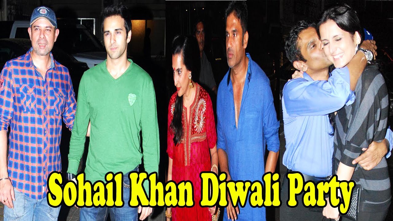 Gauri Khan & Other Celebs Spotted Sohail Khan House For Diwali