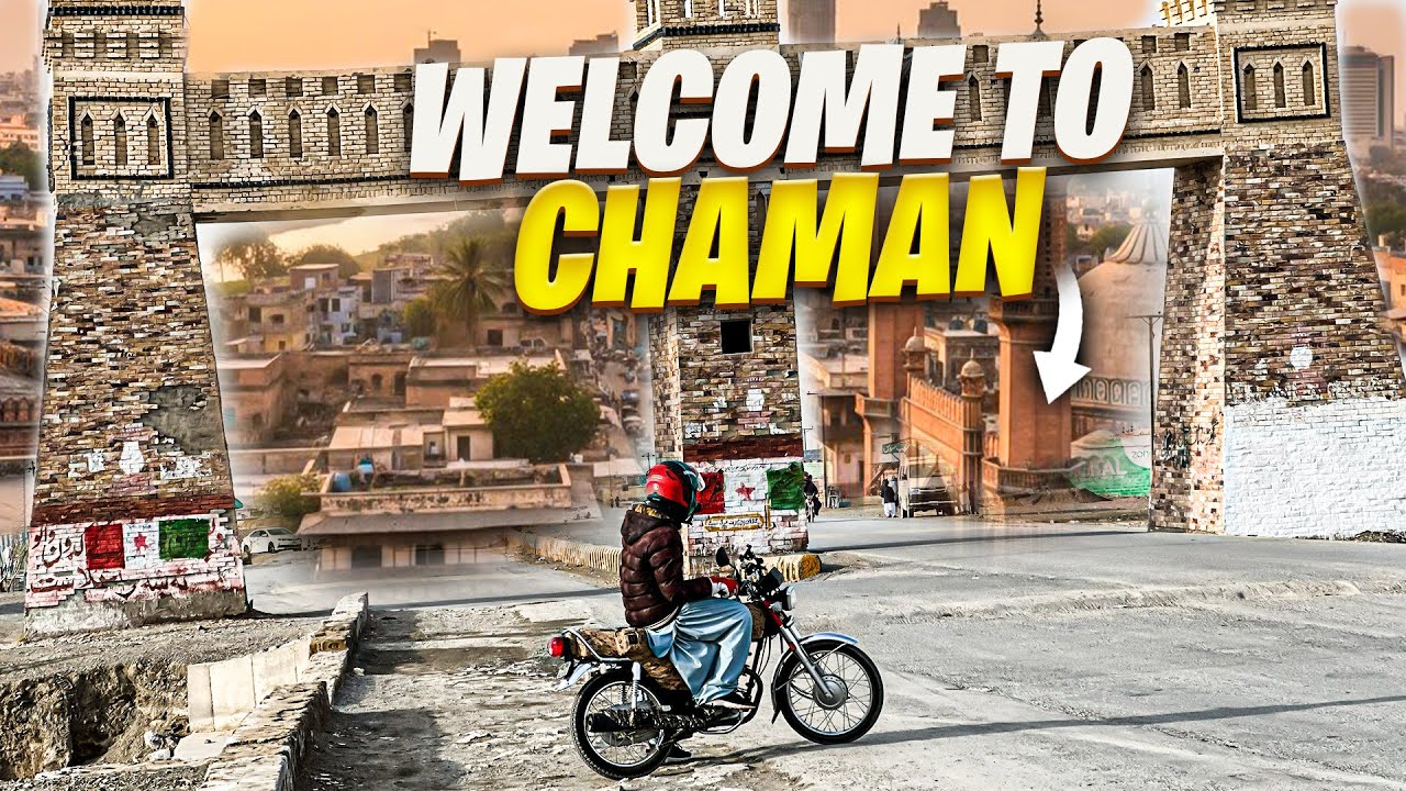 Quetta to Chaman Border on Honda 125 🏍️ | Drone Shots | Chaman City Tour