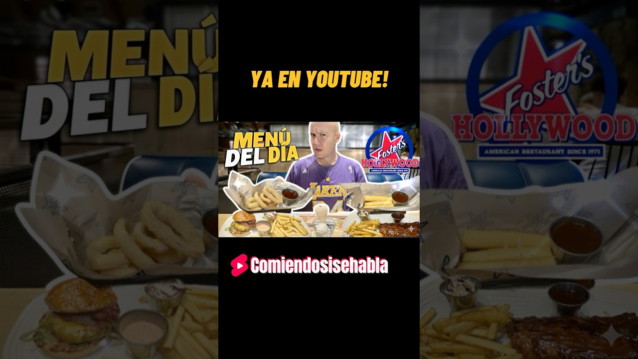 El men&uacute; del d&iacute;a de Foster&rsquo;s Hollywood en Valencia (solo en Bonaire)