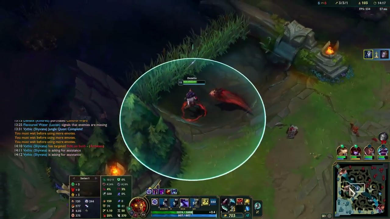 Kindred Mid | Approach Velocity + Red Buff