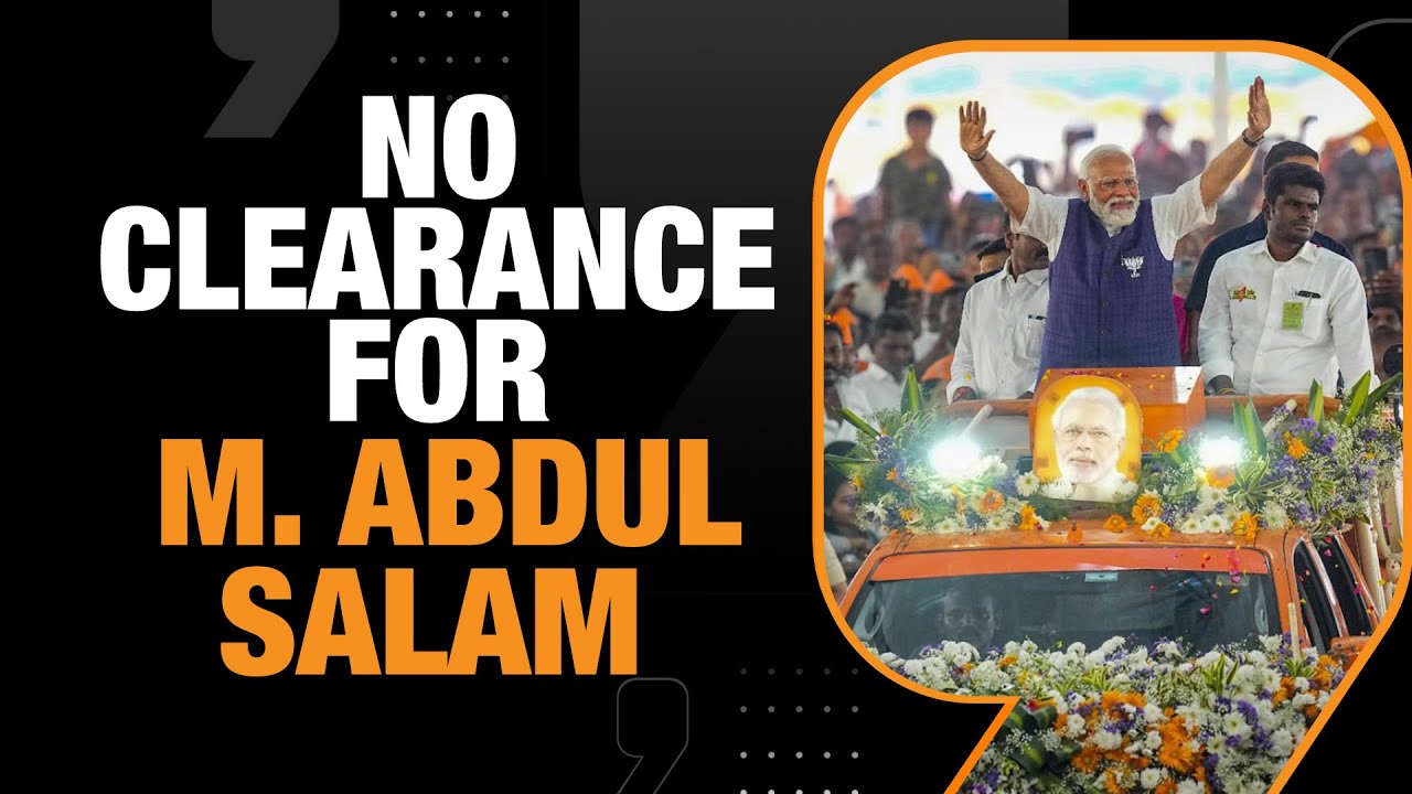 Why was Malappuram BJP Candidate Abdul Salam Kept Out Of PM Modi's Palakkad Roadshow? | News9