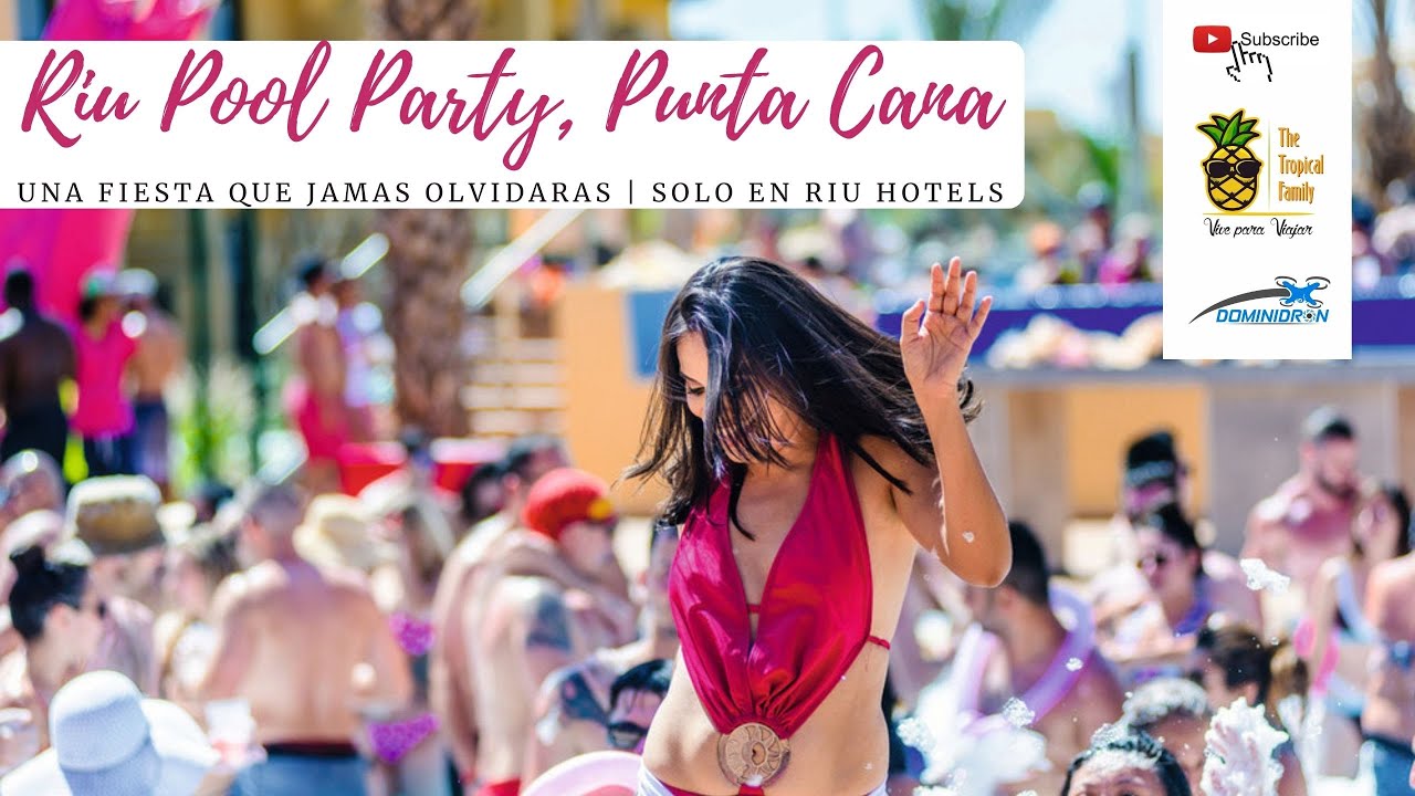 LO QUE NADIE SABE 🇩🇴 🚧 DE RIU POOL PARTY🏝, PUNTA CANA ~ RIU HOTELS & RESORTS OFFICIAL VIDEO