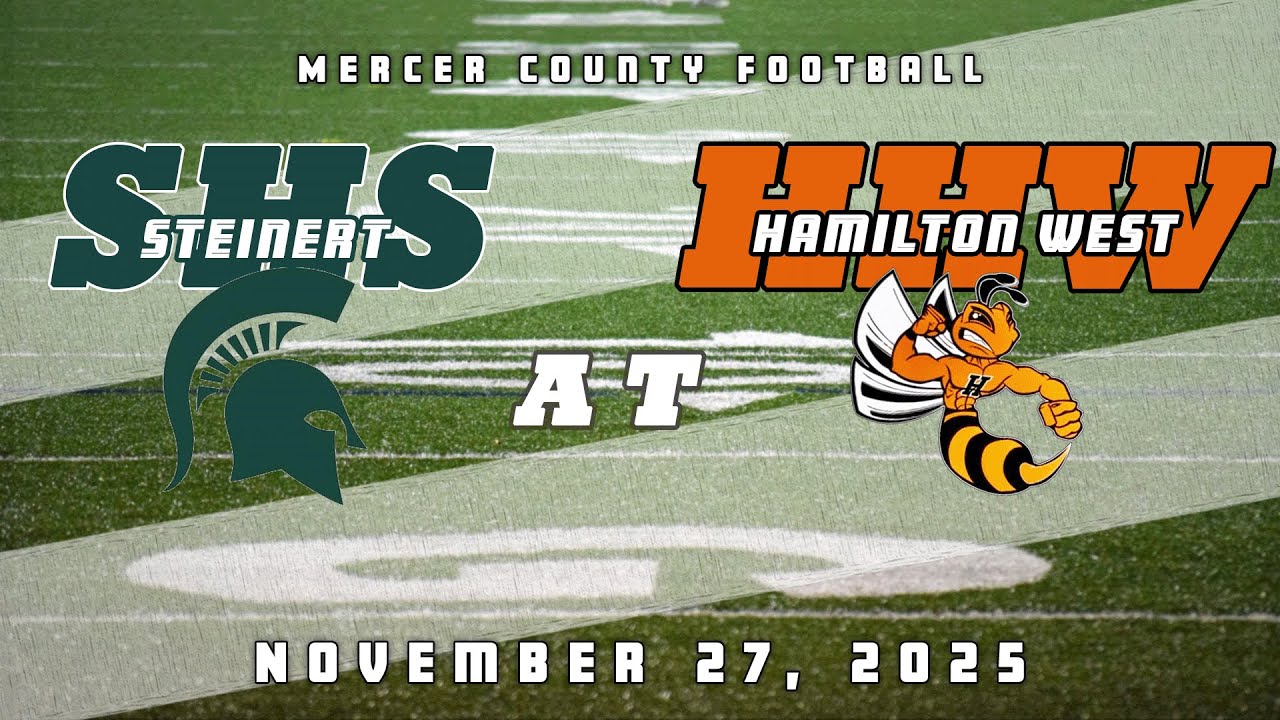 High School Football | Thanksgiving Day Game | Steinert Spartans at Hamilton West Hornets 11/27/25