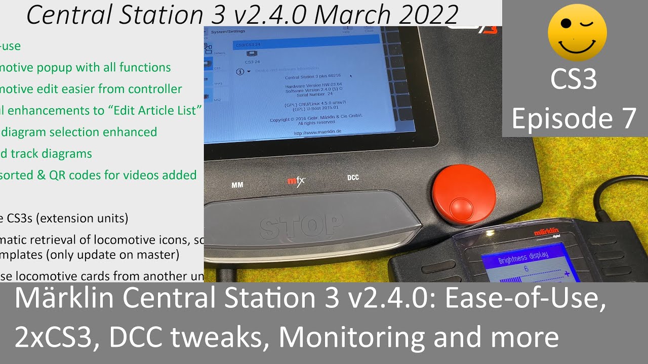 Märklin Central Station 3 v2.4.0 Простота использования, 2xCS3, настройки DCC, мониторинг и много...