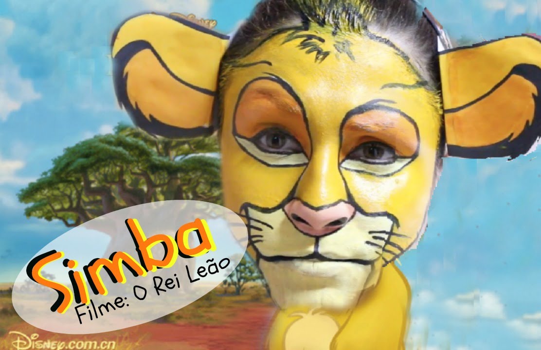 Simba Makeup Tutorial - O Rei Leão