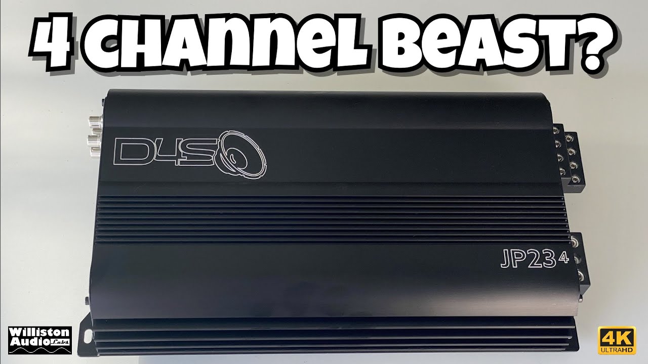 Need a Powerful Four Channel Amp? Check Dis Down4Sound JP234 [4K]