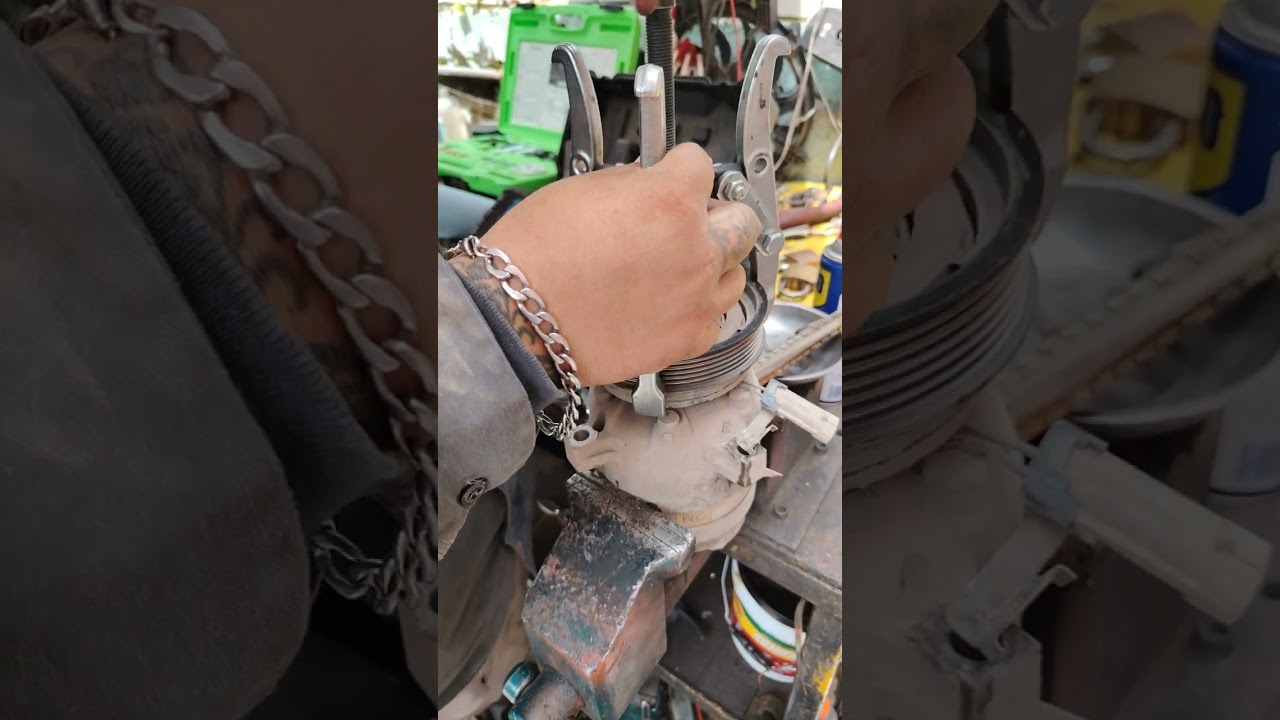 cambio de balero de compresor de Chevy 2006 p1