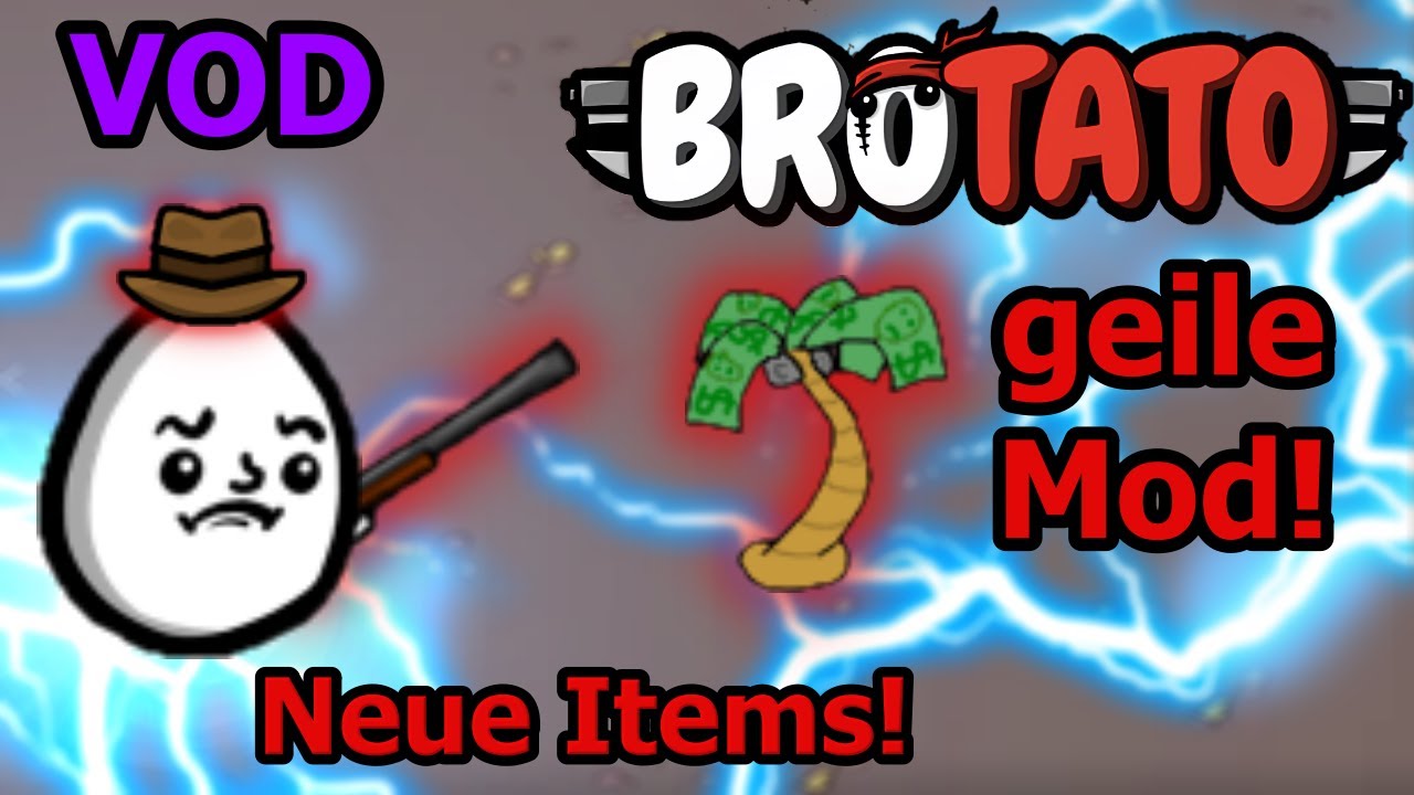 Coole neue Items freischalten! Diese Mod ist einfach geil! | Brotato Gefahr 5 | Twitch VOD