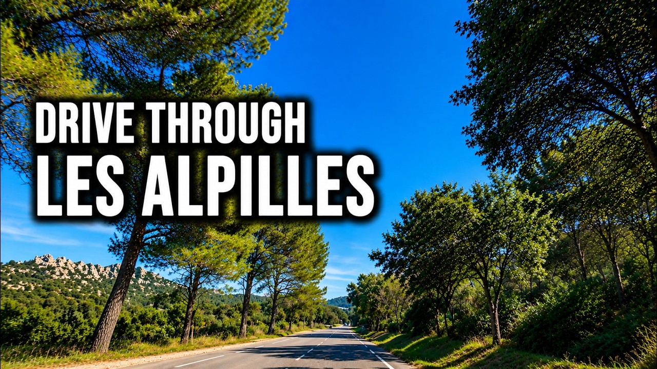 Relaxing Drive - Les Alpilles - 4K Accoustic Chill