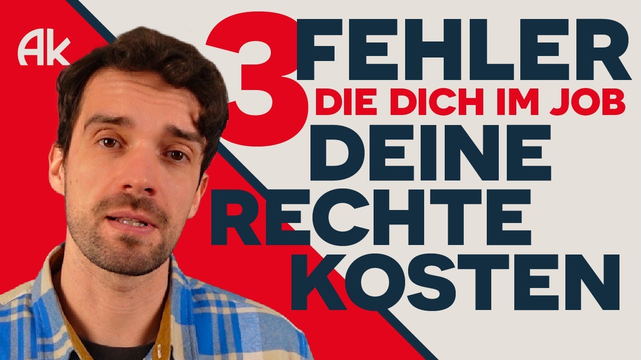 Diese 3 Fehler nutzen Arbeitgeber gnadenlos aus #anwaltarbeitsrecht #arbeitnehmerrechte #worklife