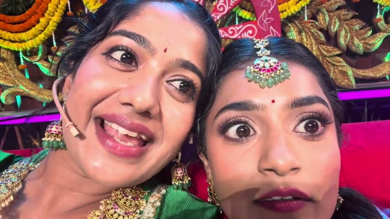 BTS of sankrathi event🪁🌸 || Soundarya reddy || soundarya reddy vlogs || myfamjam