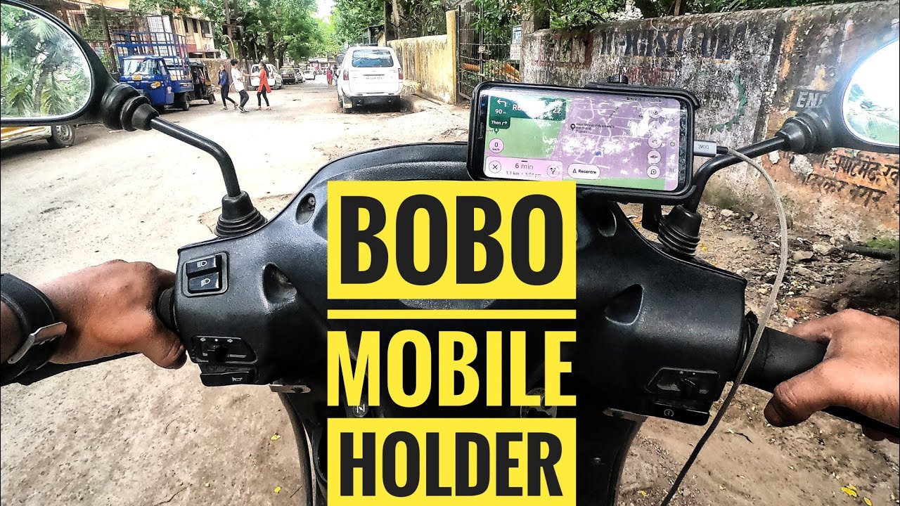 BOBO Mobile Holder Without Charger Installation | Jaw-Grip Aluminum Mobile Holder | Vayu Vlogs