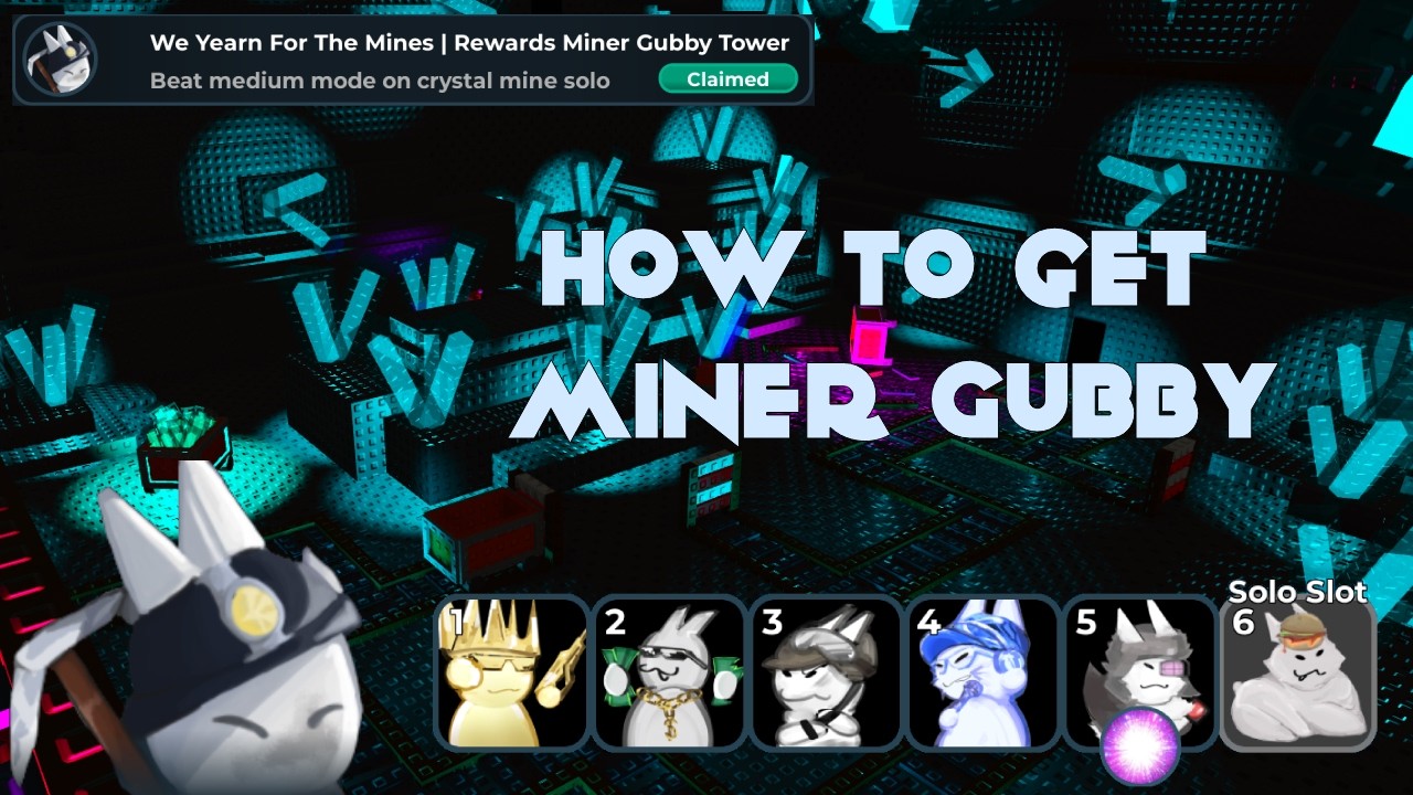 How to get miner gubby | Gubby Tower Defense