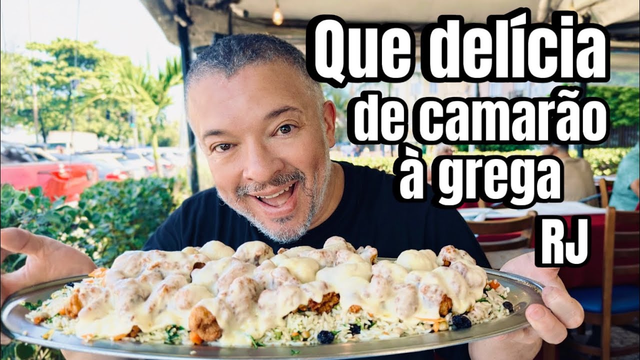 Esse sim! Que delícia de camarão à grega, matei minba vontade de comer esse prato no RJ…