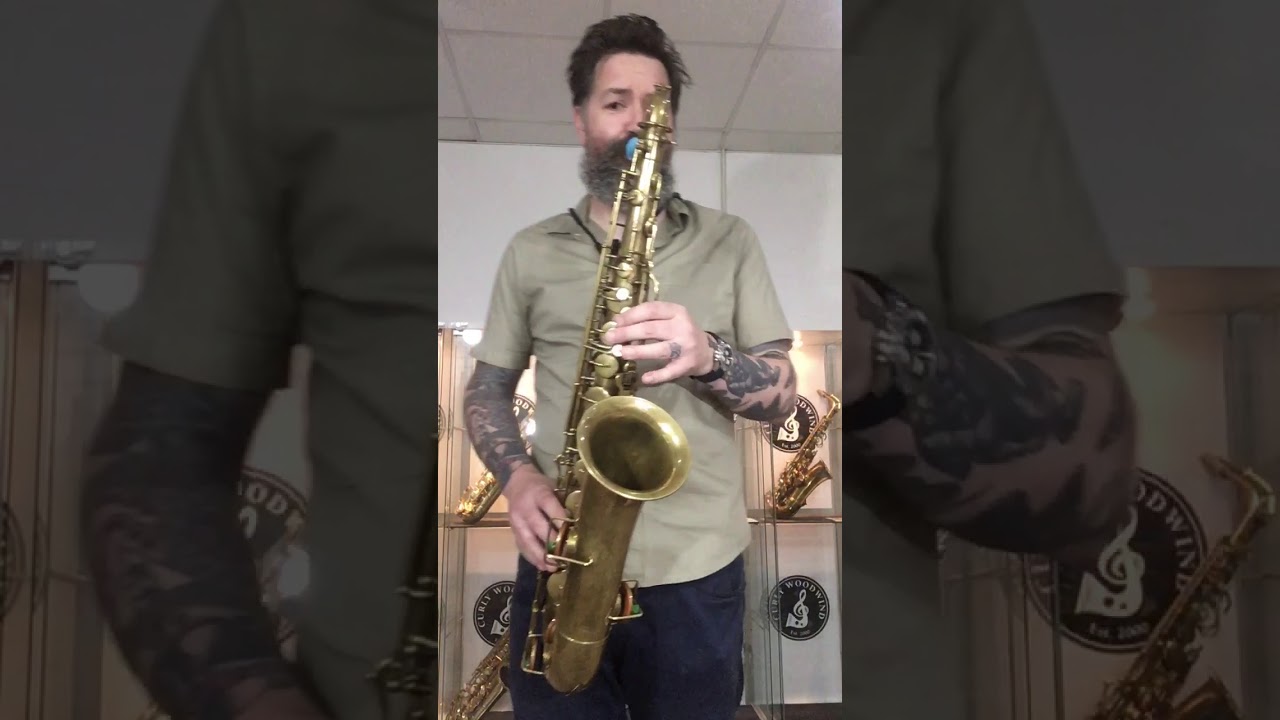 BUESCHER &ldquo;new aristocrat&rdquo; tenor sax c. 1933