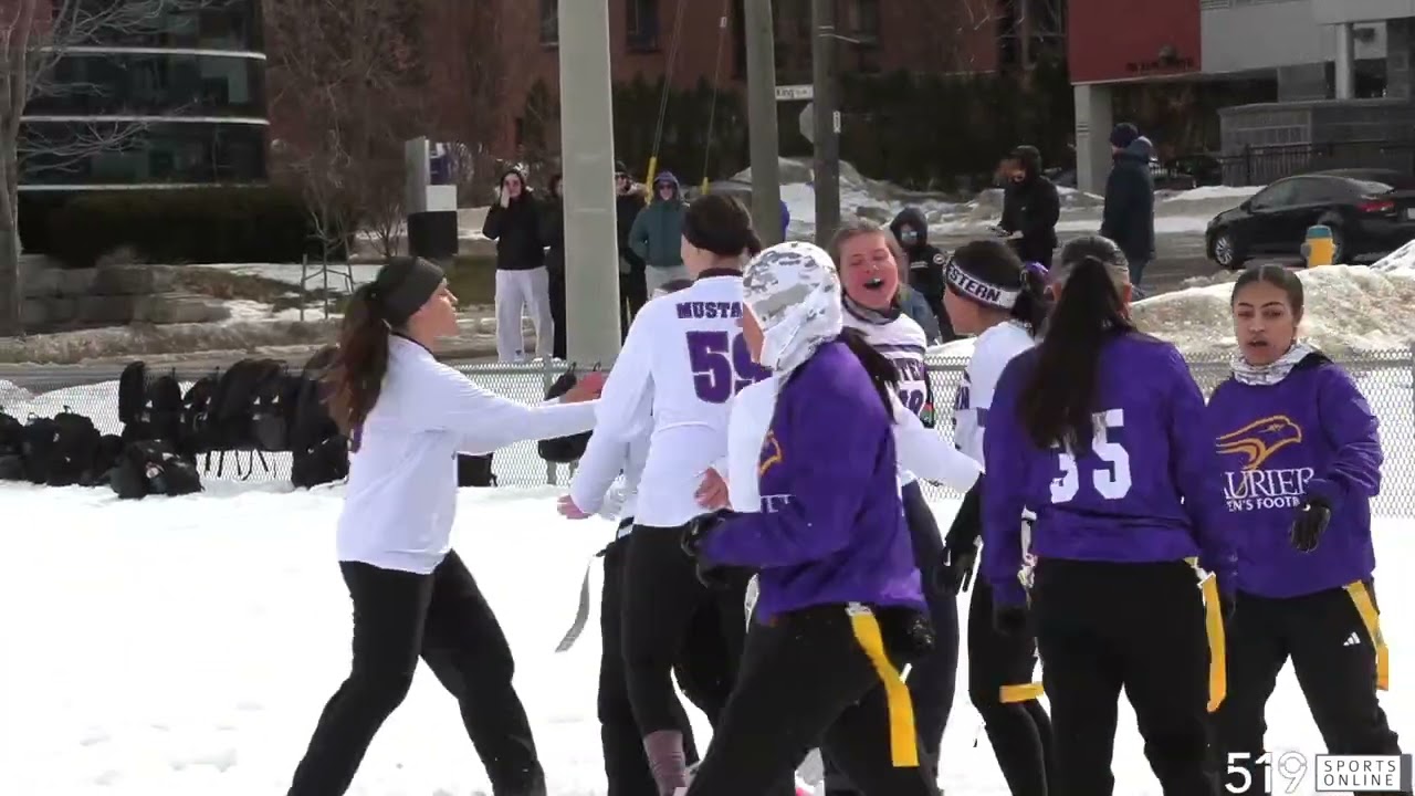 Флаг-футбол OWIFA - Western Mustangs против Laurier Golden Hawks