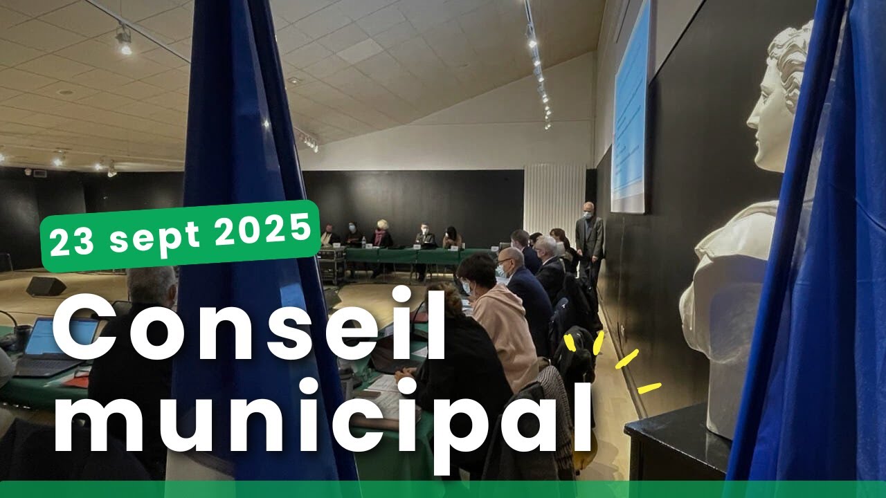 Conseil municipal du 23 septembre 2025