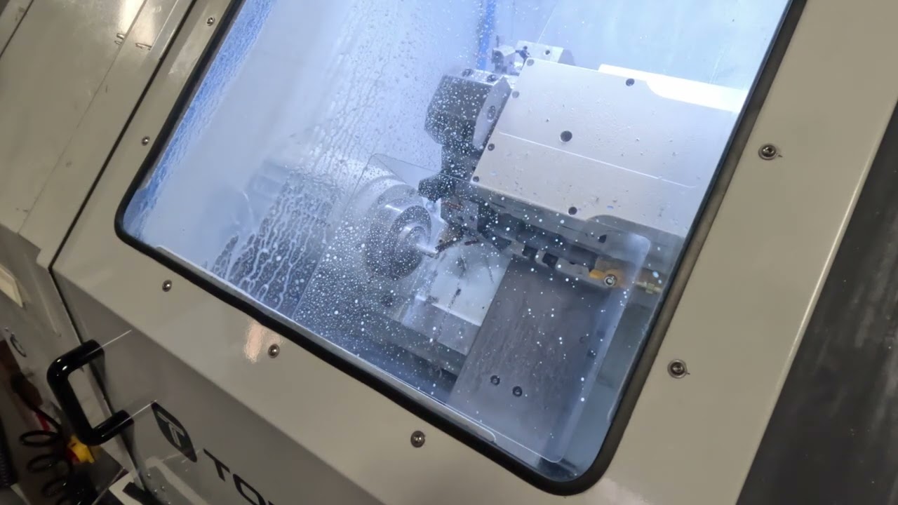 Tormach 15LX cutting a part from 17-4 H900